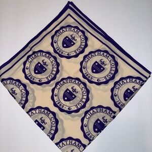 Vintage 1982 Chatham College Emblem Scarf | Chatham University